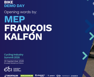 MEP François Kalfon to Open ECI’s First Bike Demo Day in Brussels